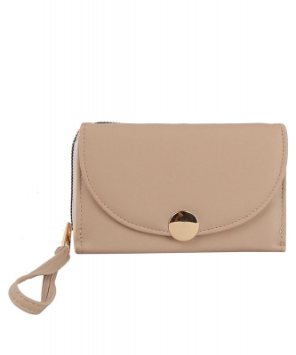Fashion Flap Wallet Wristlet GLW-0143 STONE